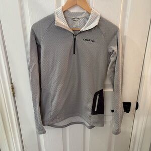 Craft Light Gray Women's Quarter-Zip Pullover